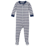 Gerber Baby Boys' 2-Pack Footed Pajamas, Fox Grey, 0-3 Months