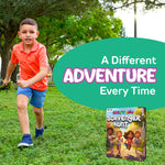GOTROVO Active Kids Scavenger Hunt Game – Indoor and Outdoor Game for Kids 4-8, with 80 Search Cards and 7 Challenge Cards for Fun Educational Play