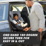 Baby Jogger City Turn Rotating Convertible Car Seat, Unique 180-Degree Turn, Lightweight COOLMAX Fabric, Pike