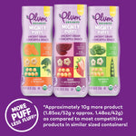 Plum Organics Mighty Puffs Organic Baby Food - Carrot and Broccoli - 1.85 oz Canister - Ancient Grains and Chickpea Snacks