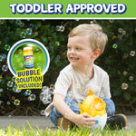 Maxx Bubbles Dancing Chick – Bubble Blower Toy for Kids, Spins & Flaps Wings, Outdoor Fun, Birthday Party Gift, Easter Basket Stuffer, Active Play