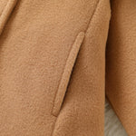 JEELLIGULAR Toddler Baby Girl Coats Kids Cloak Button Warm Thick Jacket Clothes Baby Fall Winter Outwear Clothes Set(Khaki#1,3-6 Months)