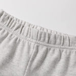 O2 BABY Organic Cotton Unisex Baby Jogger Pants, 3-Pack Pull-on Bottoms, Toddler Shorts (3-6 Months, Dark Gray/Dark Green/Grey Melange)