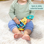 Bright Starts Disney Baby Winnie The Pooh Busy Bear Activity Toy, Unisex Stroller Toy, Newborns & Up