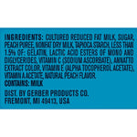 Gerber Yogurt Melts Freeze-Dried Yogurt Snack made with real fruit, Peach, 1 oz