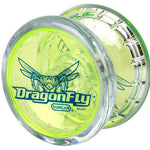 Duncan Dragonfly Yo-Yo -Clear with Green Cap