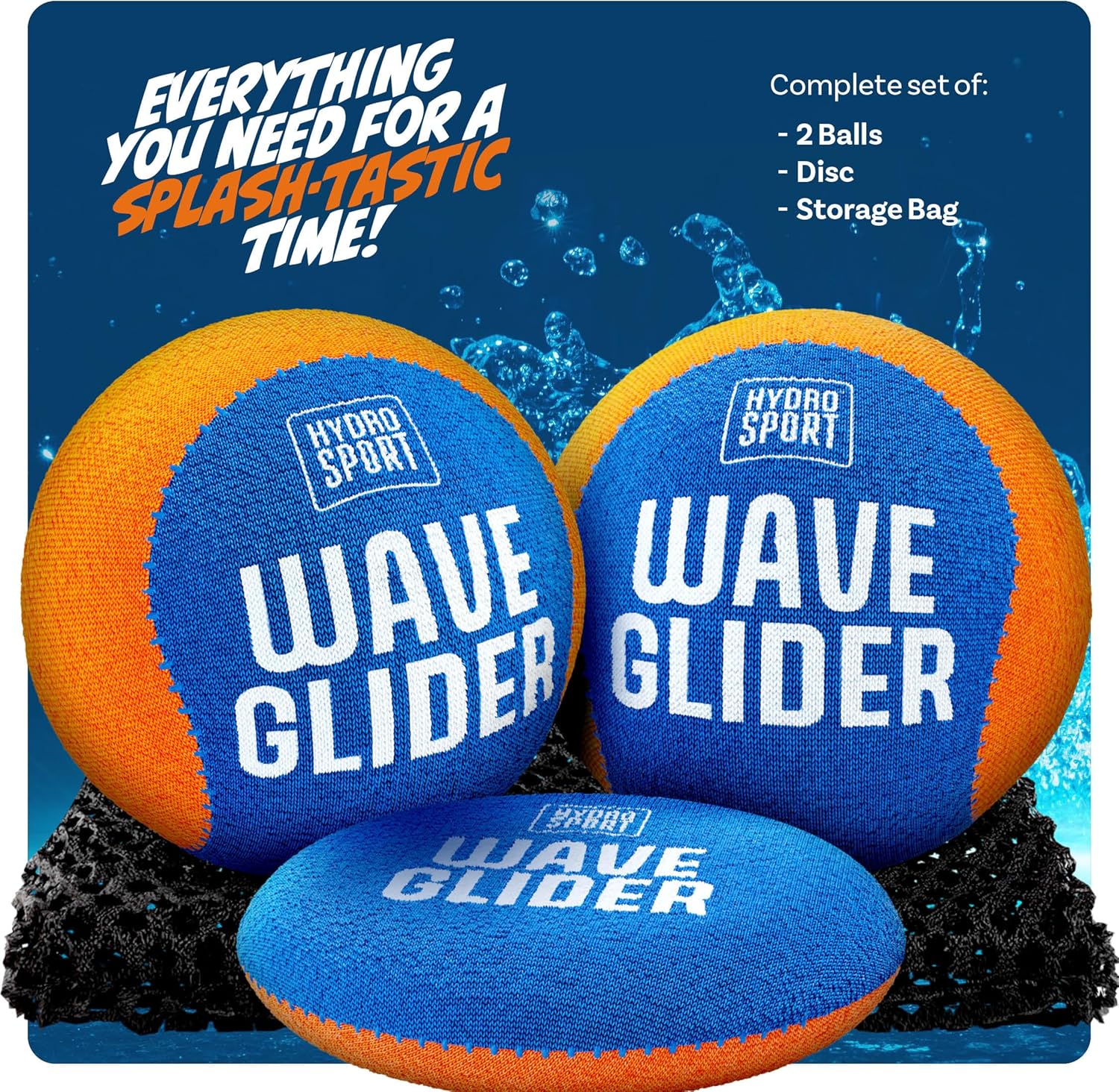 Skipping Water Balls - Pool Ball - Beach Toys for Kids Ages 8-12 - Lake Skip, Skee, Fly Swimming Game Adults, Boys, Teens, & Family - Water Toy for Kid - Cool Fun Summer