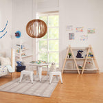 Babyletto Dottie Bookcase in White and Washed Natural