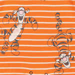Disney Winnie the Pooh Tigger tiger pig Newborn Baby Boys 2 Pack Rompers Orange/Yellow 6-9 Months