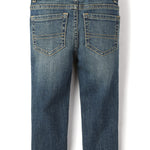 The Children's Place baby boys And Toddler Stretch Straight Leg Jeans, Aged Indigo Single, 3T US