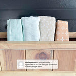 Delta Children 100% Cotton Muslin Baby Receiving Blankets for Girls and Boys – 47x47 Inches (Pack of 4), Neutral Boho