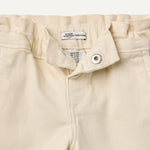 Amazon Essentials x Sofia Grainge Baby Girls' Straight Leg Jean with Ruffle, Ivory, 6-9 Months