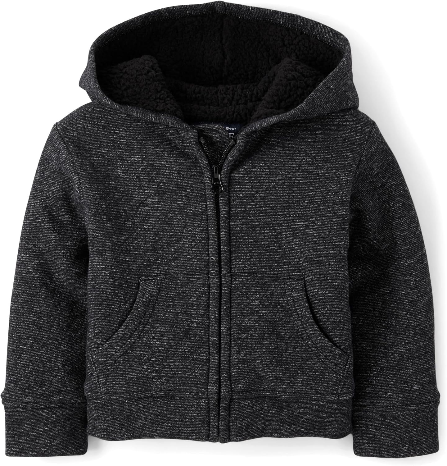 And Toddler Long Sleeve, Sherpa Lined, Zip-front Hoodie Sweatshirt