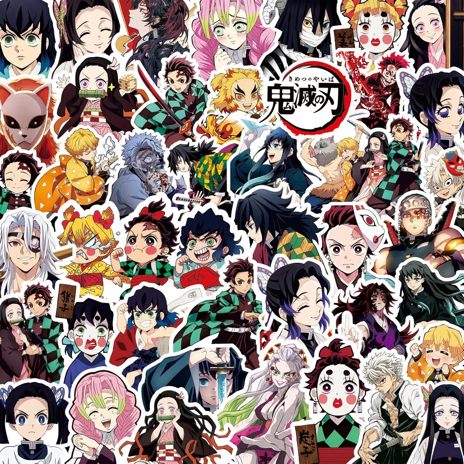 82 PCS Demon Slayer Stickers for Gifts, Waterproof Sticker for Phone, Laptop, Water Bottles, Hydro Flask, Stickers for Kids, Toddlers, Vinyl