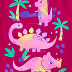 The Children's Place,Baby Girls,and Toddler Animals Short Sleeve Graphic T-Shirts,Multipacks,Dino/Unicorn/Animal/Butterfly 4-Pack,12 Months,18 Months