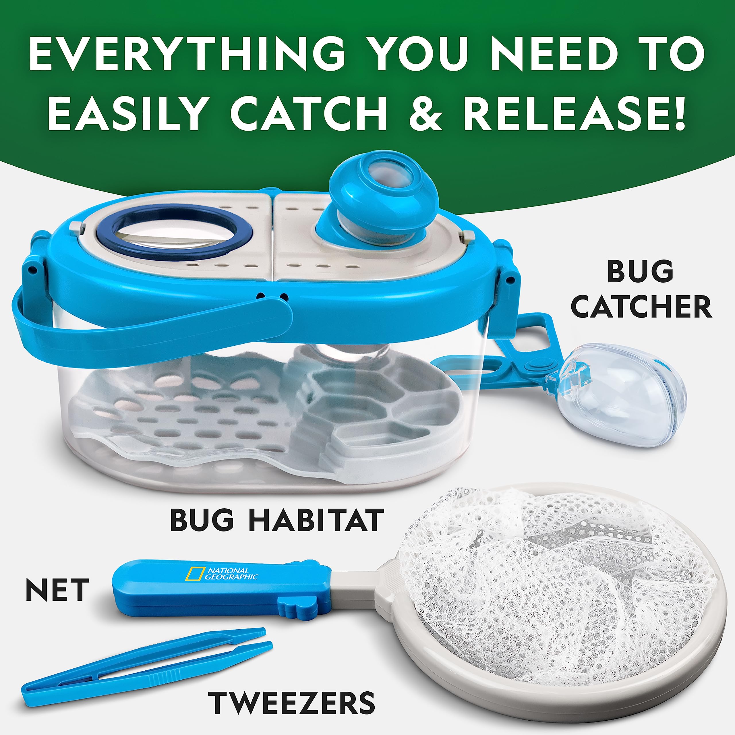 Kid Bug Kit National Geographic Bug Catcher Kit for Kids - - Bug Collecting Kits ...