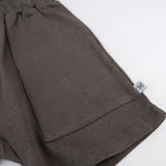 HonestBaby 2-Pack Cargo Shorts 100% Organic Cotton for Infant Baby and Toddler, Boys, Girls, Dusty Brown, 3-6 Months