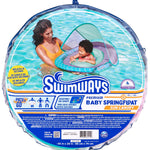 Swimways Baby Spring Float, Baby Pool Float with Canopy & UPF Protection, Swimming Pool Accessories for Kids 9-24 Months, Mermaid