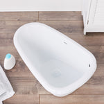 Regalo Baby Basics 3-in-1 Grow with Me Bath Tub, Award Winning Brand, Adjustable As Your Baby Grows, Includes Foam Padded Air Mesh Sling, Drying Hook,