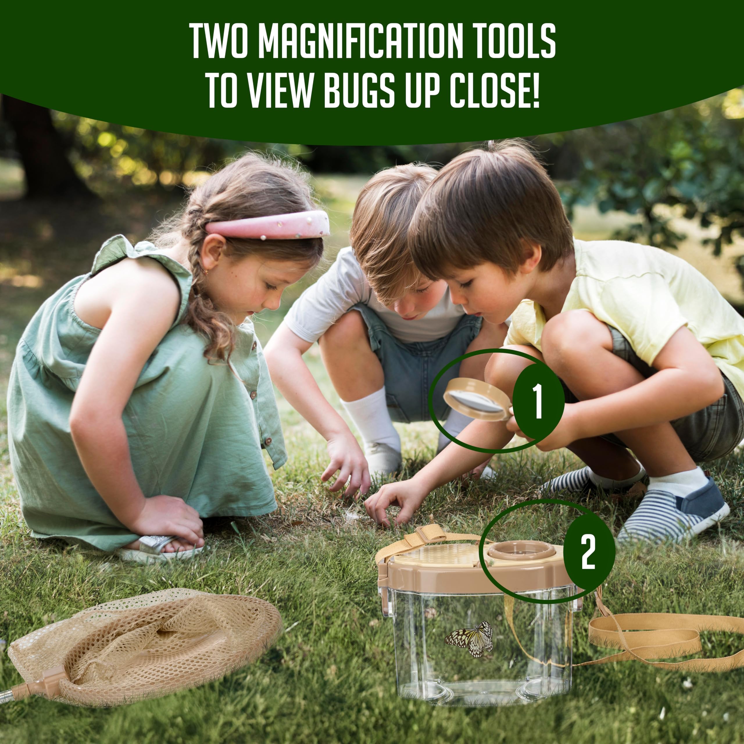 Montessori Mama Kids' Bug Catching Kit - Complete - Bug Collecting Kits ...