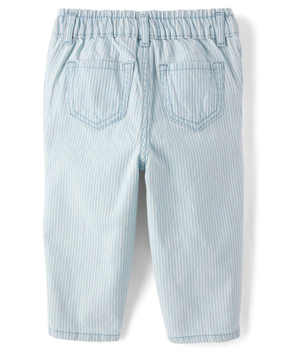 The Children's Place,Baby Girls,and Toddler Barrel Leg Jeans,Max Wash,18 Months,24 Months