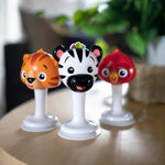 Baby Einstein Rattle & Jingle Trio High Chair Suction Toys Take-Along Musical Rattle Set Age 6 Months +, Multicolor, 3 Count