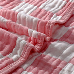 HardNok Ultra Soft Muslin Baby Blanket, Made of Viscose from Bamboo and Muslin from Cotton, A Versatile Swaddle and Bed Blanket for Babies, Toddlers, Boys, and Girls (1 Pack).