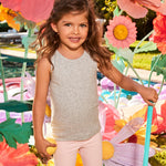 Garanimals Baby & Toddler Girl Solid Tank Tees - Kid's Sleeveless Tank Top - Size 0-3 Months - Black, Light Grey, White, Purple, Pink - 5 Pack