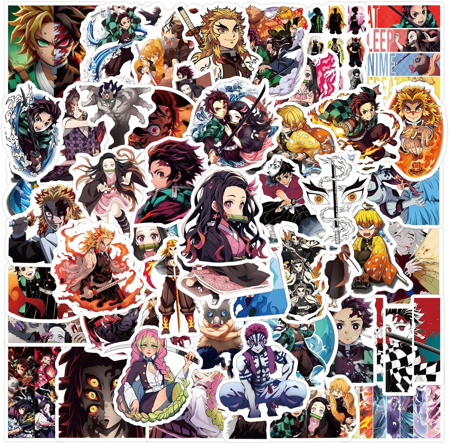 54pcs Cartoon Stranger Things 5 Stickers Pack,Waterproof Vinyl Stickers for Adult Teen Girl Laptop Skateboard Bike Guitar Water Bottle Travel Case Helmet Notebook Scrapbook
