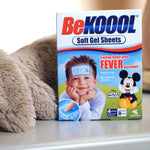 BEKOOOL Soft Gel Sheets for Kids for Cooling Relief from Fever discomfort | 4 Count
