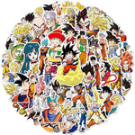 Cool Classic Anime Dragon and Ball Stickers for Water Bottles,Laptop,Birthday Party Supplies Party Decorations Party Favors (Black)