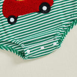 St Patricks Day Baby Boy Outfit Newborn Waffle Shamrock Onesie Sweatshirt Bubble Romper Top Infant Spring Clothes