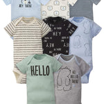 Gerber Baby Boys' 8-Pack Short Sleeve Onesies Bodysuits