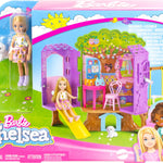 Chelsea Barbie Doll And Treehouse Playset With Pet Puppy