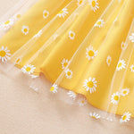 Kucnuzki Toddler Girl Dress 2t 3t Girl Clothes Cute Ruffle Tutu Fairy Princess Yellow Swing Beach Dress for Toddler Summer Two Piece Outfit Casual Sun Dress