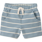 Little Planet by Carter's Boy 2-piece Shorts Set made with Organic Cotton, Blue and White Stripes, 2T