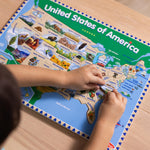 Melissa & Doug USA Map Wooden Puzzle (45 pcs)
