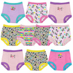 Disney Girls Minnie Mouse Pants 3-pk, 10-pk Sizes 18m, 2t, 3t & 4t Baby And Toddler Potty Training Underwear, Minnietraining10pk, 2T US