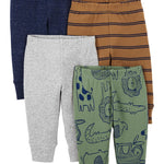 Simple Joys by Carter's Baby Boys' 4-Pack Cotton Pants