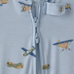 Carter's Boy PurelySoft 1-Piece Pajamas, Blue Vintage Plane, 3T