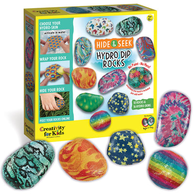 Creativity for Kids Glow in the Dark Rock Painting Kit: Crafts for Kids Ages 6-8+, Painting Rocks Arts and Crafts, Kids Gift