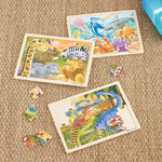 Melissa & Doug Jigsaw Puzzle Bundle (Dinosaur,Safari and Ocean)