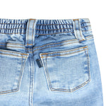 Gerber Baby Toddler Straight Leg Stretch Denim Jeans, Light Blue Denim, 12 Months