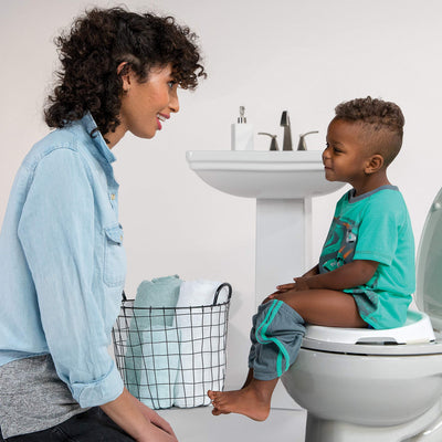 Summer Infant Summer 3-in-1 Train with Me Potty Seat Topper and Stepstool for Toddler Training and Beyond Easy to Empty and Clean Space Saving