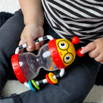 Baby Einstein Cal’s Sensory Shake-up Developmental Activity Rattle Toy, BPA Free, for Infants Ages 3 Months and up