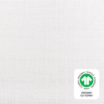 Babyletto 100% Organic Cotton All-Stages Midi Crib Sheet, GOTS-Certified, Fitted 360°, Ultra-Soft and Breathable Muslin - Plain White