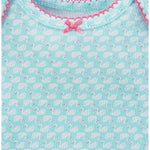 Simple Joys by Carter's Baby Girls' 3-Pack Cotton Sleeper Gown, Blue Ducks/Pink Animal/White Floral, Newborn