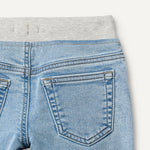 Amazon Essentials Unisex Babies' Soft Stretch Pull-On Jeans, Stone Light Wash, 3T