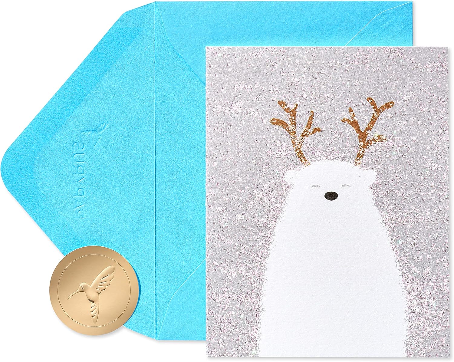 Papyrus Boxed Christmas Cards with Envelopes, Holiday Cheer, Polar Bear (20-Count)