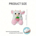 Adorable Strawberry Cow Plush Toy